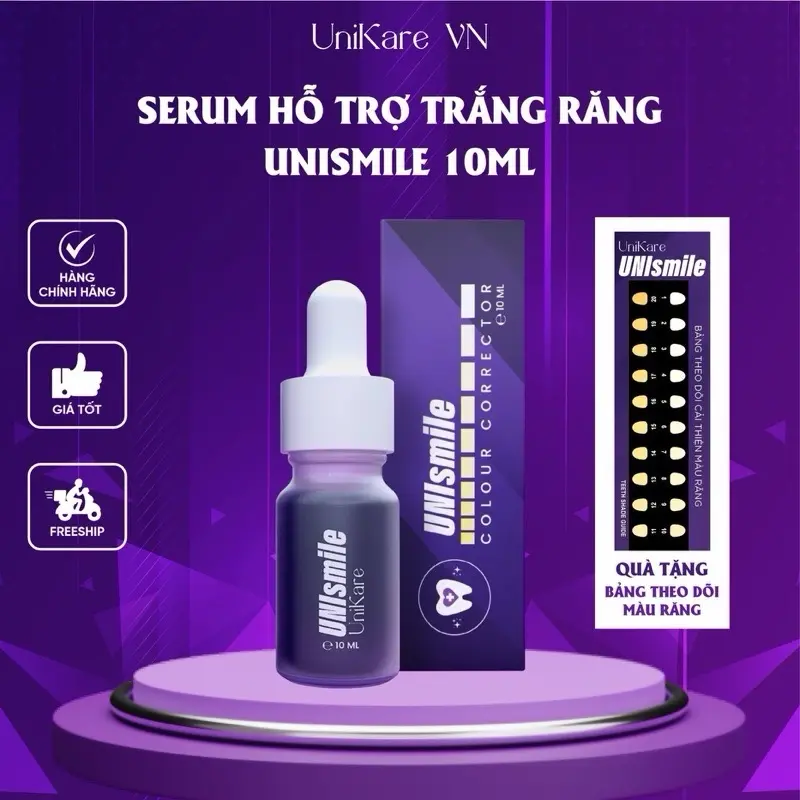 SERRUM TRẮNG RĂNG  UNISMILE 30ml