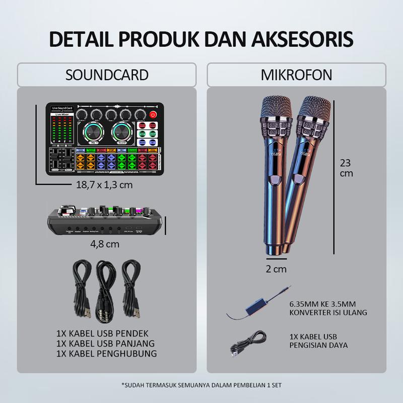 Bonkyo F999 siaran langsung sound card khusus set lengkap peralatan dengan mikrofon nirkabel Bonkyo F999 siaran langsung sound card khusus set lengkap peralatan dengan mikrofon nirkabel