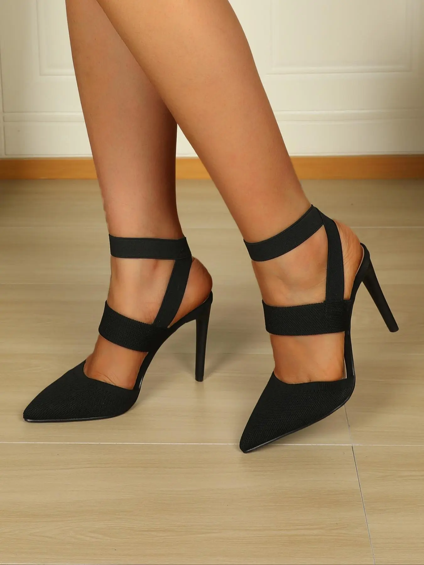 Women's Fashionable Solid Color Stiletto Sandals, Pointed Toe High Heel Walking Shoes for Party, Daily Footwear Decor for Women & Girls Summer Comfort