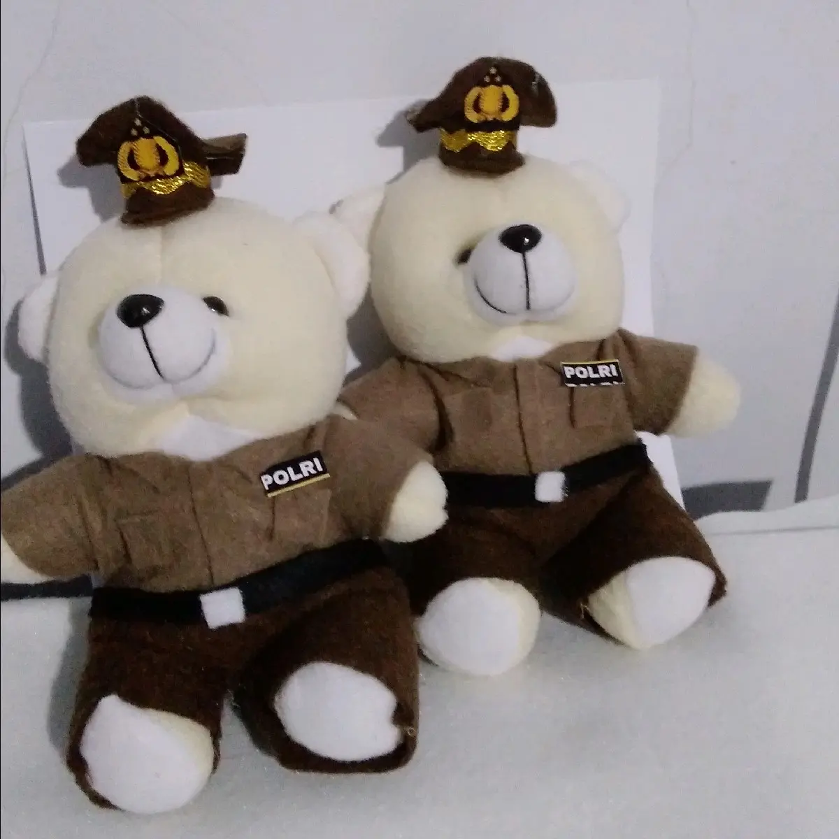 boneka profesi polisi ukuran 14 cm