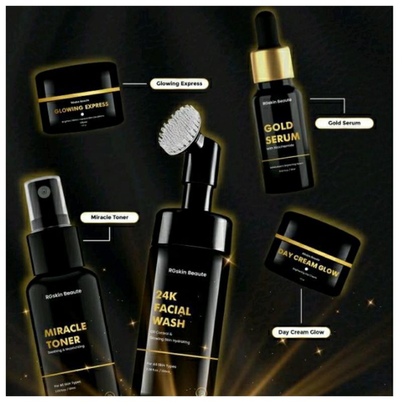 Product Introduction of RGSKIN BEAUTE SKINCARE PAKET ISI 5 Facial Mencerahkan Wajah Muka Hitam Perawatan Memudarkan 1