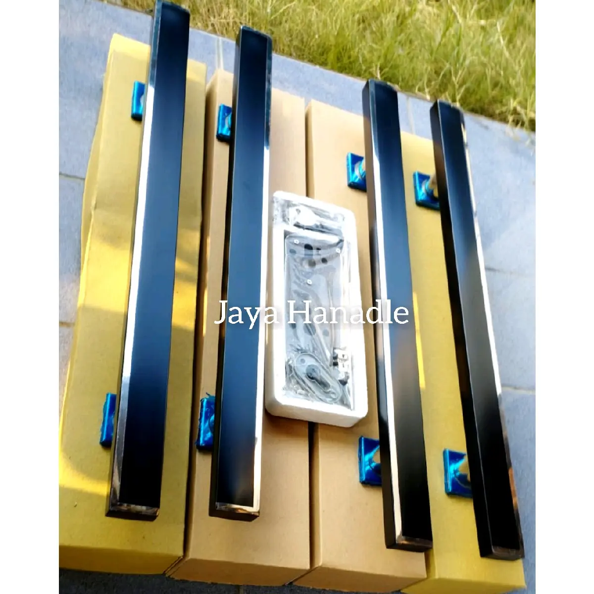 Paket Hemat 4pcs Gagang pintu + Bodi Kunci Stainless Steel Anti Karat