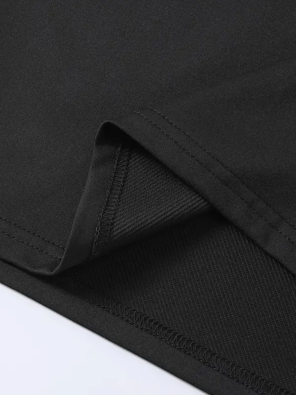 Men's Solid Color Round Neck Tee, Regular Fit Casual Rew Neck Short Sleeve T-shirt, Menswear, Summer Tees for Men, Summer Clothing 5