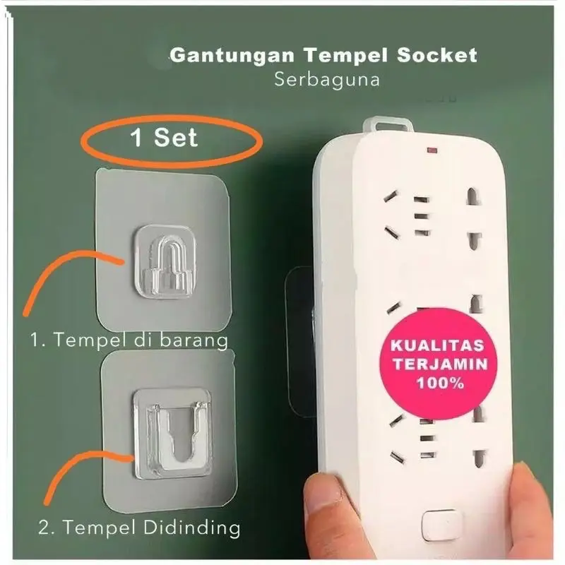[BISA COD] Magic Hook Gantungan Hook Tempel Dinding Gantungan Kait Kamar Mandi Pemasangan Simple Tidak Merusak Tembok 6