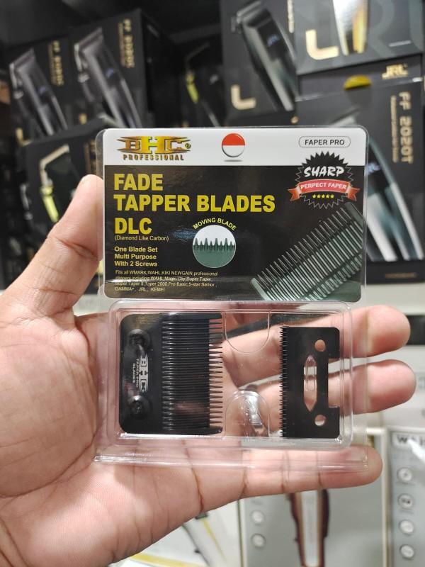 Product Introduction of Mata Pisau Mesin Cukur Blade BHC FAPER PRO Original DLC Universal Fade & Tapper / Pisau Mesin Cukur For WAHL WMARK JRL ANDIS GAMMA TUFT LUMI DLL Merah 1
