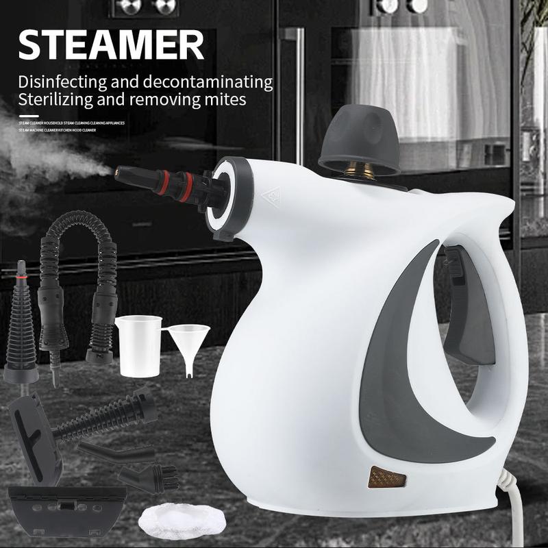 Product Introduction of High temperature and high pressure steam cleaning machine air conditioning kitchen range hood oil stain household 1050W cleaning machine disinfection cleaning multi-function 1