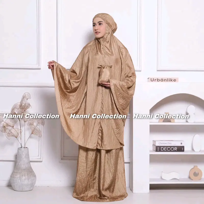 Mukena Travelling Murah Matt Parasut Polos