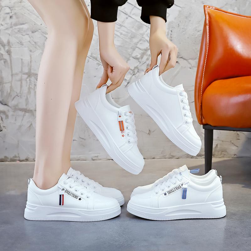 Tăng 1 Size - Giày Da - Lưới Trắng Nữ dáng thể thao Sneaker hàng cao cấp đẹp thời trang 009 SHOES giày trắng đế cao su thấp đi học giày nữ dây giay nu giare giày trắng nữ đi học