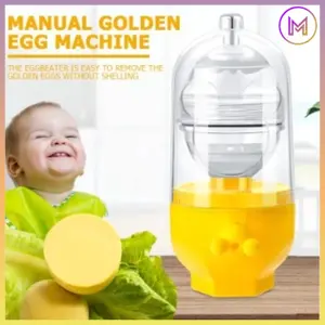 Golden Egg Maker Egg Scrambler Shaker/Pencampur Kuning Telur Dan Putihnya Solusi Untuk Anak Yang Tidak Suka Kuning Telur Mixer Egg Pengocok Telur