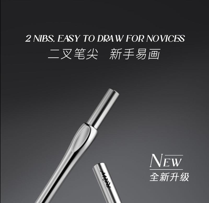 Product Introduction of Sanzi Tang Two-Prong Eyebrow Pencil Long-Lasting Makeup Waterproof Sweat-Proof Natural Wild Eyebrow Liquid Pencil Student Eyebrow Pencil 1