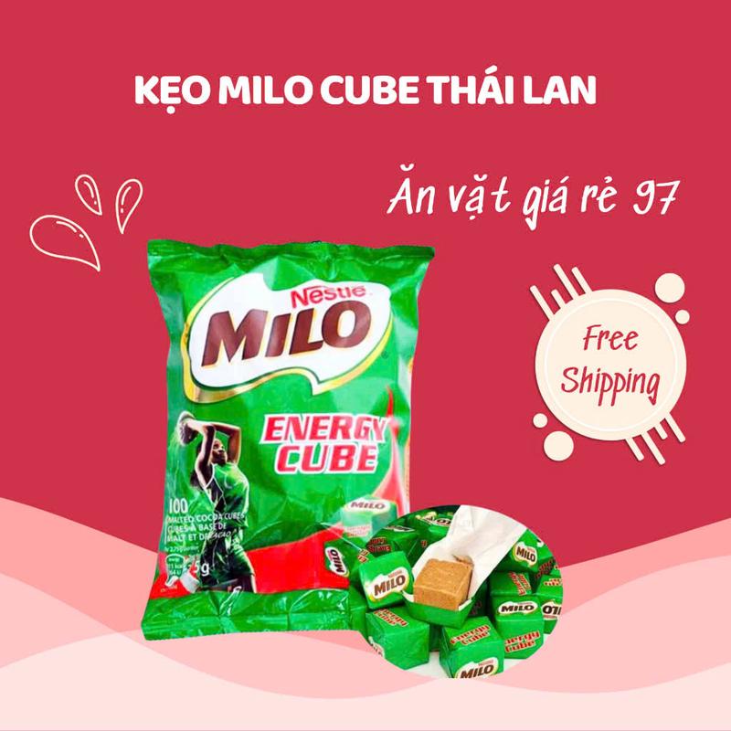 Kẹo Milo Cube Thái Lan 275 gram - Ăn Vặt 97 Giá Rẻ