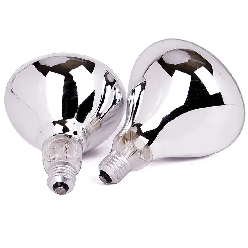 Bóng đèn sưởi ấm, 220V, Thích hợp cho gia cầm, bò sát, thực vật và lưỡng cư, đèn sưởi ấm, chăn nuôi, cách nhiệt hồng ngoại, có sẵn trong 100W / 150W / 200W / 250W 5