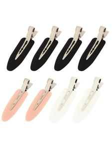 Clips para el cabello sin arrugas, Clips para flequillos ondulados para estilismo de maquillaje diario sin costuras, Atuendos casuales de verano 2024, Accesorios para el cabello de aleación para mujeres y niñas