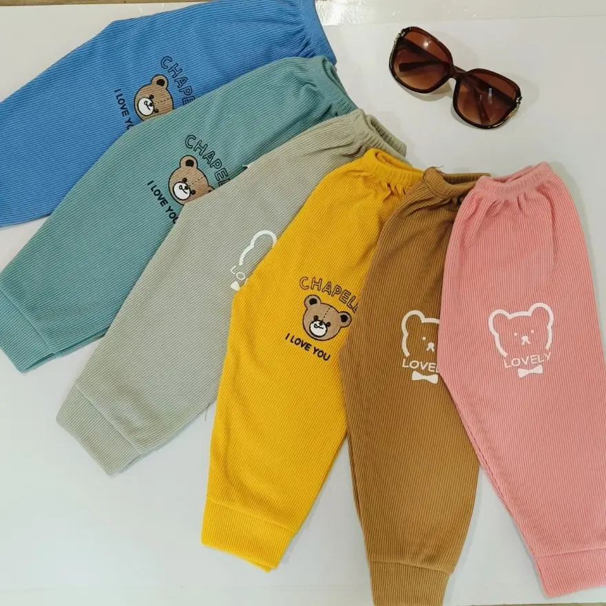 Combo 5 Quần Dài Thun Gân Tăm Mặc Ấm Cho Bé trai, bé gái từ 4- 19KG (0-5 tuổi) quần  rời