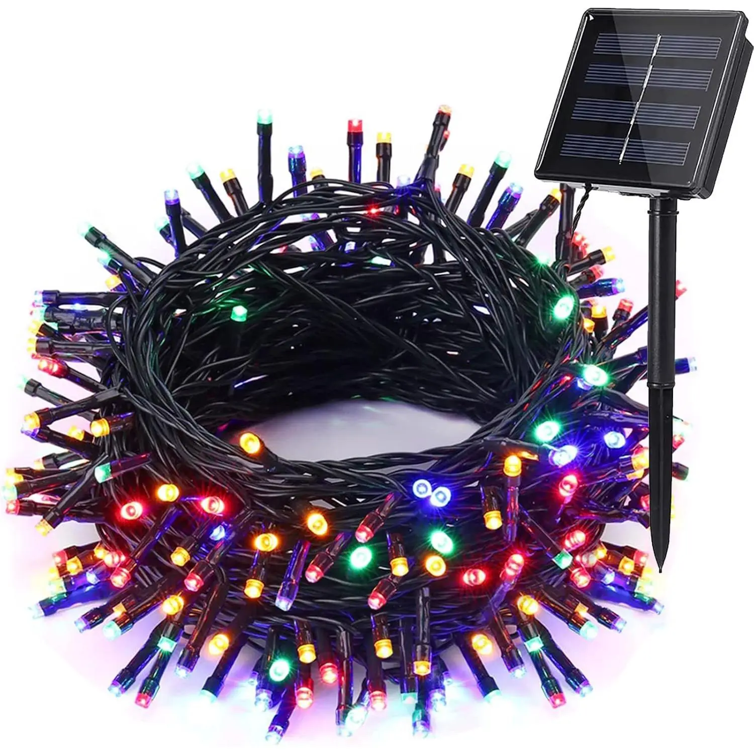 Solar Powered String Light, 160FT 250LED Solar Fairy String Light, 8 Modes, IP65 Waterproof Decorative Light for Garden, Patio, Home, Party, Wedding, Holiday