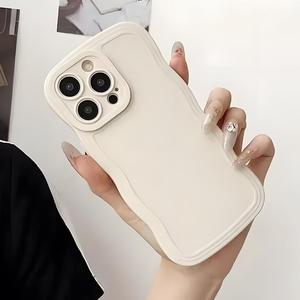 Funda para celular con patrón de ondas, protector decorativo, accesorios para celular compatibles con iPhone 16 15 14 13 12 11 Plus Pro Max