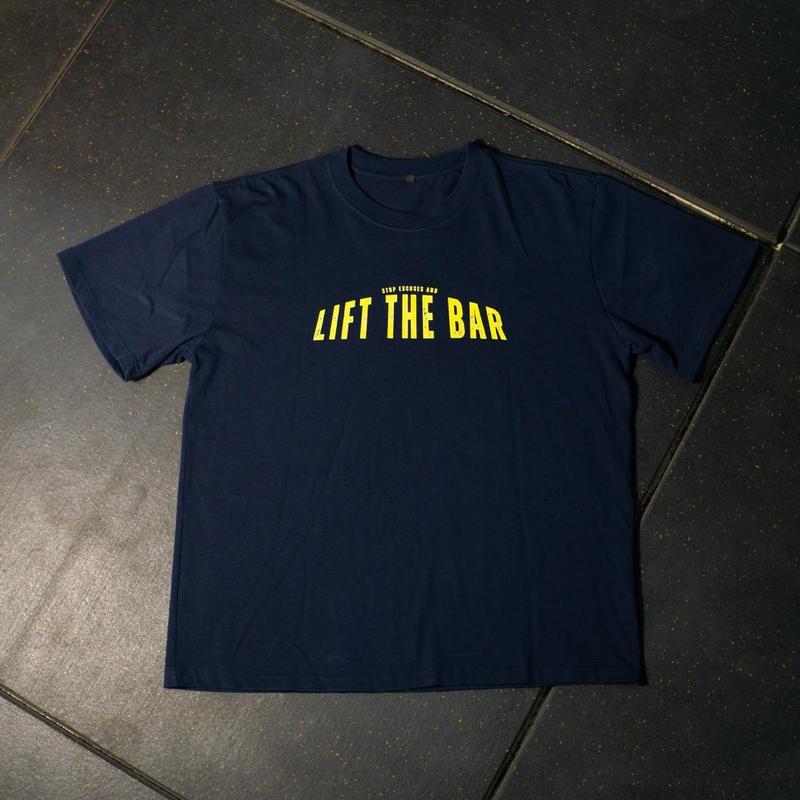 Áo Tập Gym Oversize Lift The Bar - Màu Navy, Cotton 5