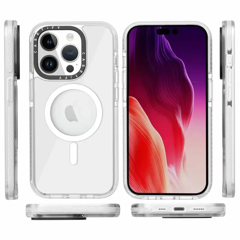 Ốp Siêu Tác Động, CASETiFY, Tương Thích Với iPhone 15 Pro Max, iPhone 14 Pro Max, iPhone 15 Plus, iPhone 12, 13 Pro Max, Đã Thử Nghiệm Chống Rơi Cấp Độ Quân đội 5X, Bảo Vệ Chống Rơi 11,5ft, Vỏ Bảo Vệ, Chính Hãng 7