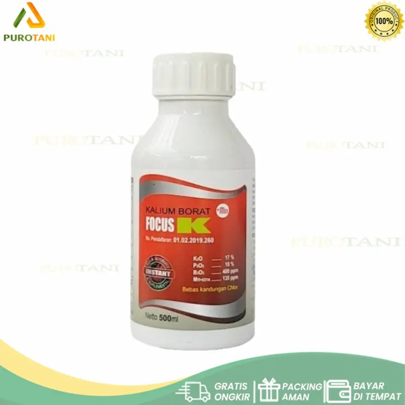 FOCUS K Pupuk Kalium Cair + Boron Fase Bunga Buah 500ml Focus K Tanaman 3
