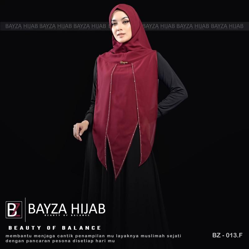 Product Introduction of Jilbab Instan Hoodie Soft ped Antem Bz 013 by Bayza hijab Mewah hijab unic Simple 1