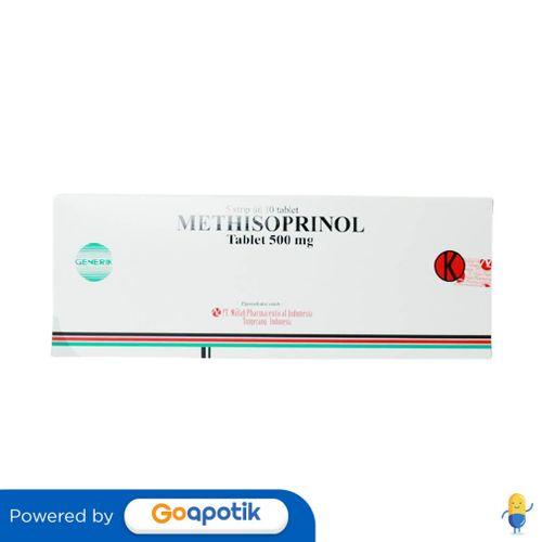 Gambar METHISOPRINOL NULAB 500 MG BOX 50 TABLET dari Apotek Jihan Farma by GoApotik Kota Bekasi Tokopedia