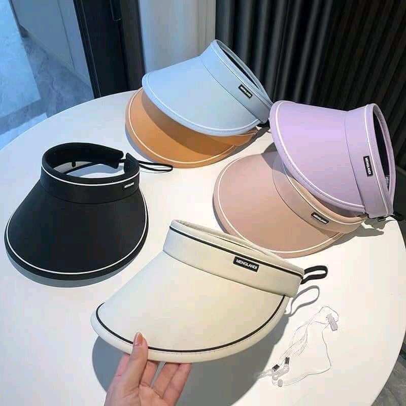 Mũ chống nắng có thể gập lại, mũ chống nắng ngoài trời,cưỡi ngựa,đi xe đầu rỗng chống tia UV,thoáng khí cho bãi biển,du lịch Phụ Kiện Đội Đầu 1