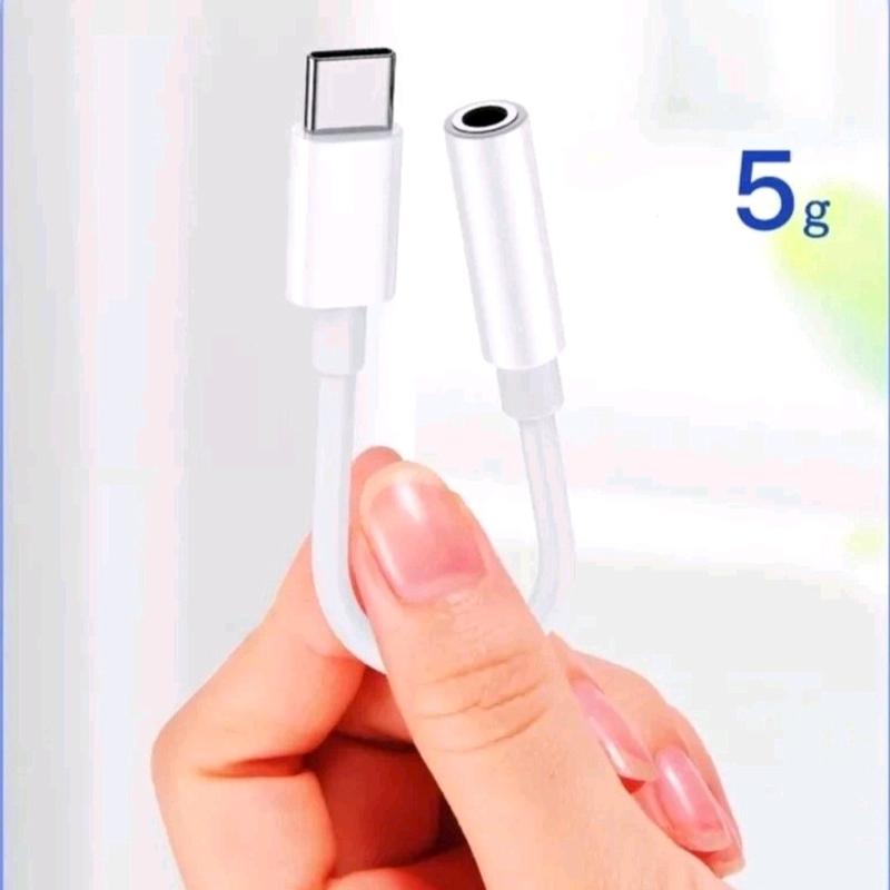 Adapter Konverter Sambungan Headset type-c TO Jack Audio 3.5mm Accessories Headphone Earphone 1
