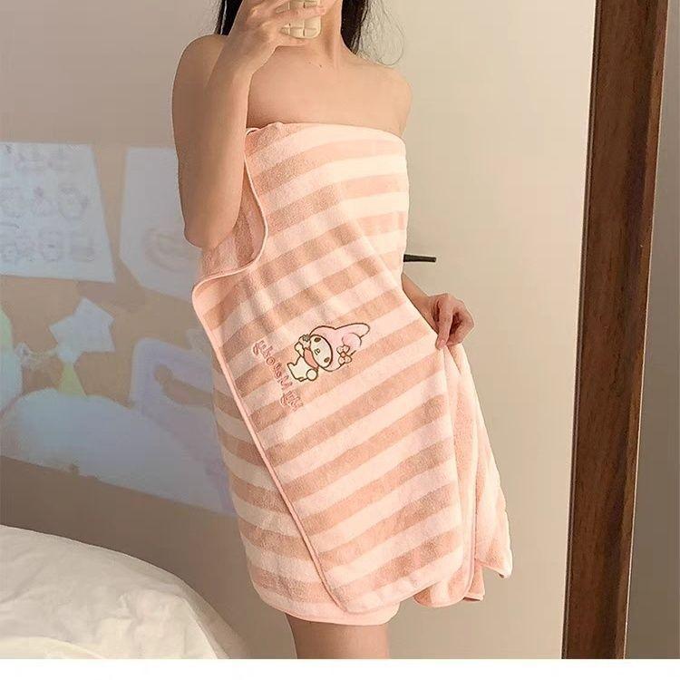 Product Introduction of Sanrio Clow M Bath Towel Female Wrapping Towel Hair-Drying Cap Household Water-Absorbing Quick-Drying Adult Towel Children Bath Covers 9