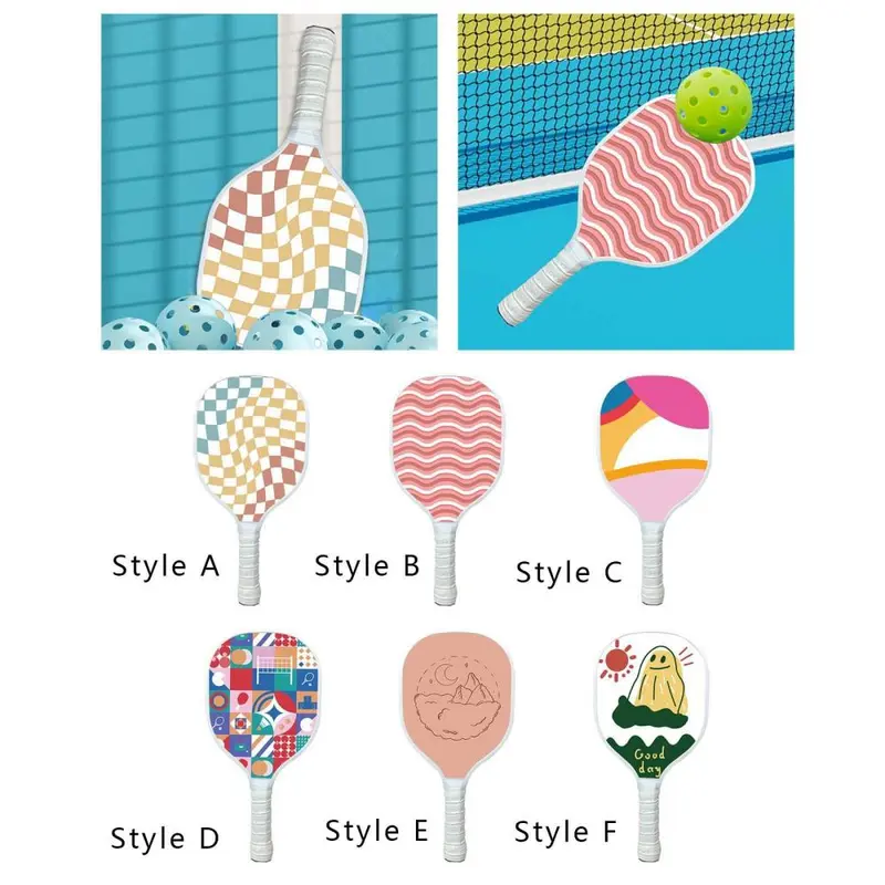Vợt Pickleball, mái chèo bằng gỗ thoải mái, dành cho tất cả những người chơi Pickleball, Thích hợp để tập luyện, dành cho nam và nữ, Thích hợp cho người mới bắt đầu đến người chơi nâng cao 1