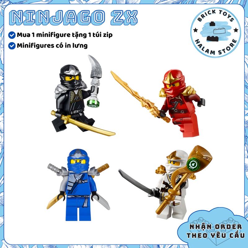 BẢN ĐẸP Đồ chơi lắp ráp minifigures Ninjago ZX GA131-136 - Mô hình nhân vật ninja ZX toy