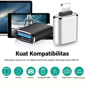 OTG iPhone Lightning To USB 3.0 Converter Adapter/ OTG iPhone
