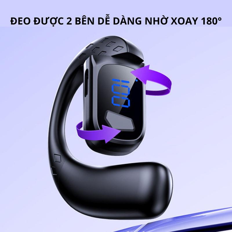 Product Introduction of "T30 PRO Earhook Headphones – Bluetooth 5.4, Wear on Both Ears, Fast Connection, Long Battery Life, Convenient Design for All Activities" 6