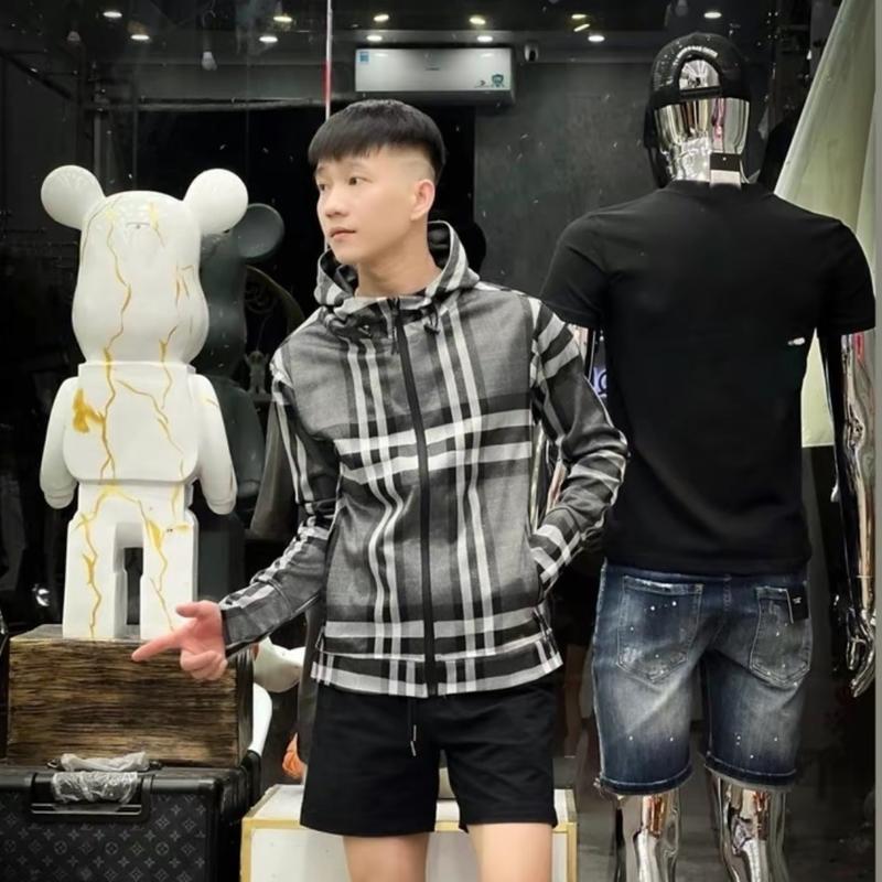  Áo khoác chống nắng nam nữ vải umi dệt hoạ tiết kẻ sọc caro to mikenco 