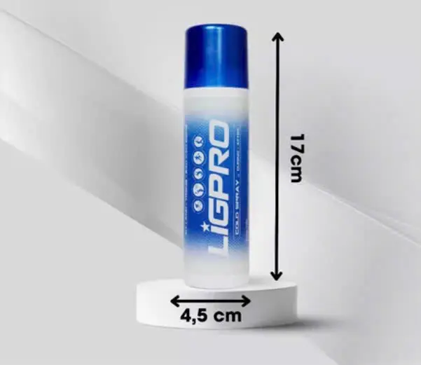 [Combo 2 chai xịt LIGPRO 200ml] Xịt lạnh giảm đau, Xịt nóng khởi động nhanh giúp xoa bóp  đau nhức xương khớp 7