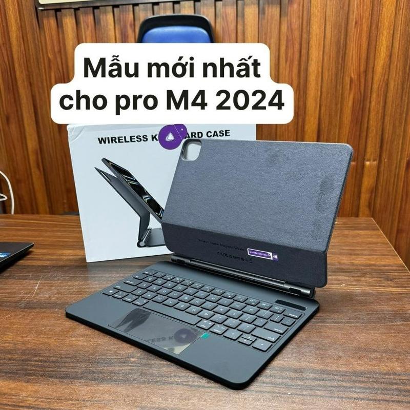 Bao da bàn phím dành cho ipad pro M4, air 6 2024, gen 10 air 4,5 pro 11/12.9 inch - canhhastore