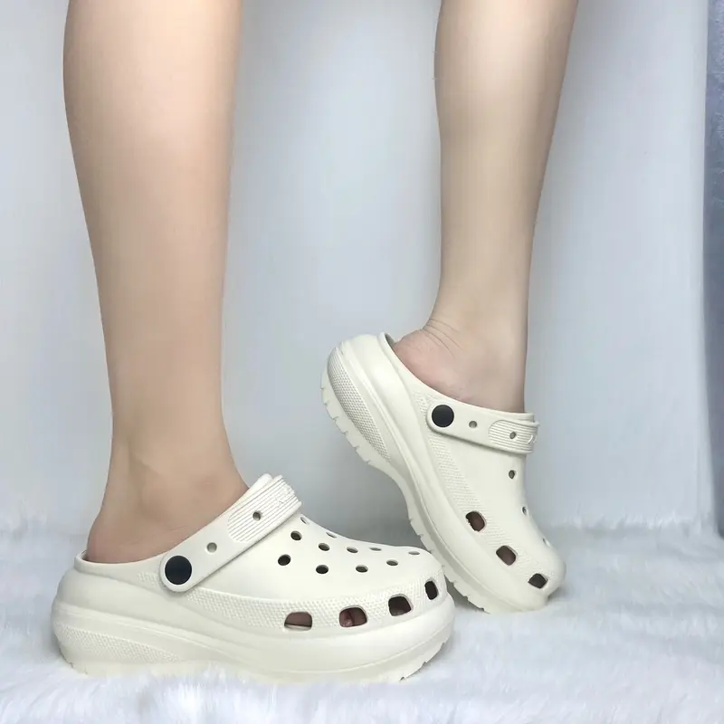 [Tặng sticker] Dép sục nữ đế cao 7CM NESTY, chất liệu Eva nguyên sinh kháng nước, kháng bẩn, kiểu dáng basic hot trend dépcao giầy dé p  DéP Shoes GiàY 8