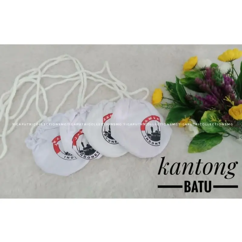 tas kantong batu / perlengkapan wukuf