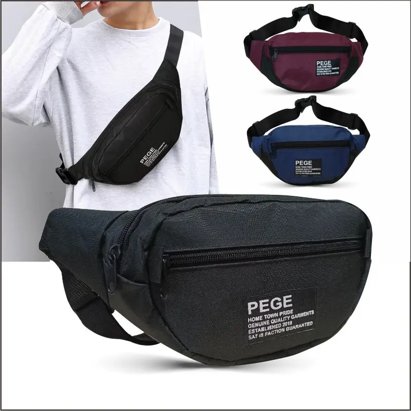 Tas Pinggang Waistbag Selempang Bahu Pria Model Kombinasi - PG 8812 0