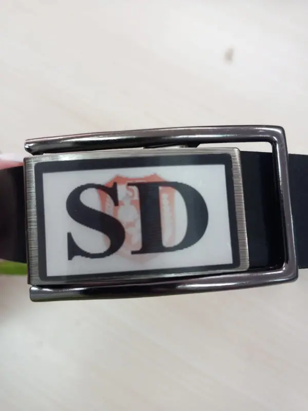 Sabuk SD 2d gambar gerak Tanggung Imitasi sintetis SBK 065 - Rel Hitam Anak 2