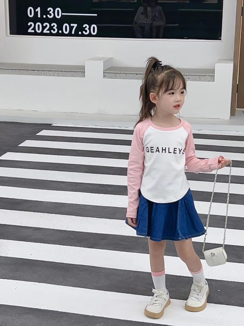 Product Introduction of [1488 Favorites] Girls' Stylish Long Sleeve Base Shirt Children's Spring and Autumn Fashion T-Shirt Baby Korean Style Top Autumn Outfit Girl Trend 15