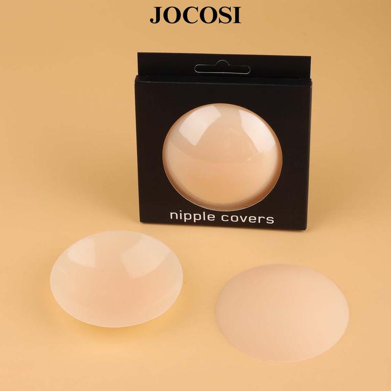 Miếng dán ngực Nữ silicon tự thân nhiệt không dùng keo, dán ti siêu dính bảo vệ nhũ hoa JOCOSI D172 Nữ Kem Women Voi Bra mieng  dannhiettuthan Sen Voan miếng  dán vùng chem chép miếng  dán  ngực 1