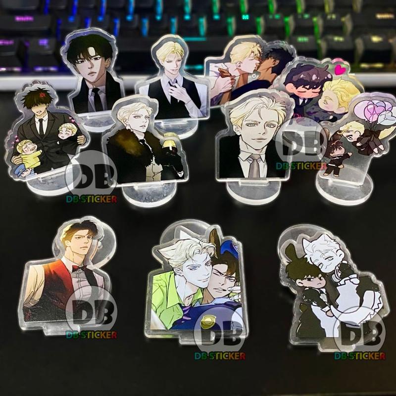 6CM Mô hình, Móc Khóa Anastasia Codename standee mica, tranh kính acrylic Boylove BL Manhwa Korean anime manga