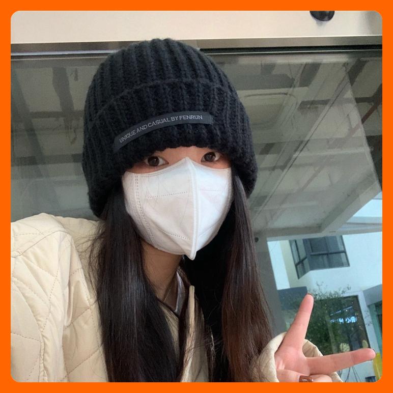 Mũ len nữ phong cách Hàn Quốc đi chơi chụp ảnh trùm tai đẹp, nón beanie thời trang giữ ấm tốt giá rẻ Hat