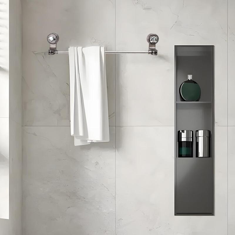 Giá Treo Khăn Có Thể Thu Vào Không Cần Đục Lỗ, Đa Năng, Giá Để Dép Lê, Chống Thấm Nước Và Chống Ẩm, Đồ Dùng Đựng Đồ Gia Dụng, 1 Cái 2