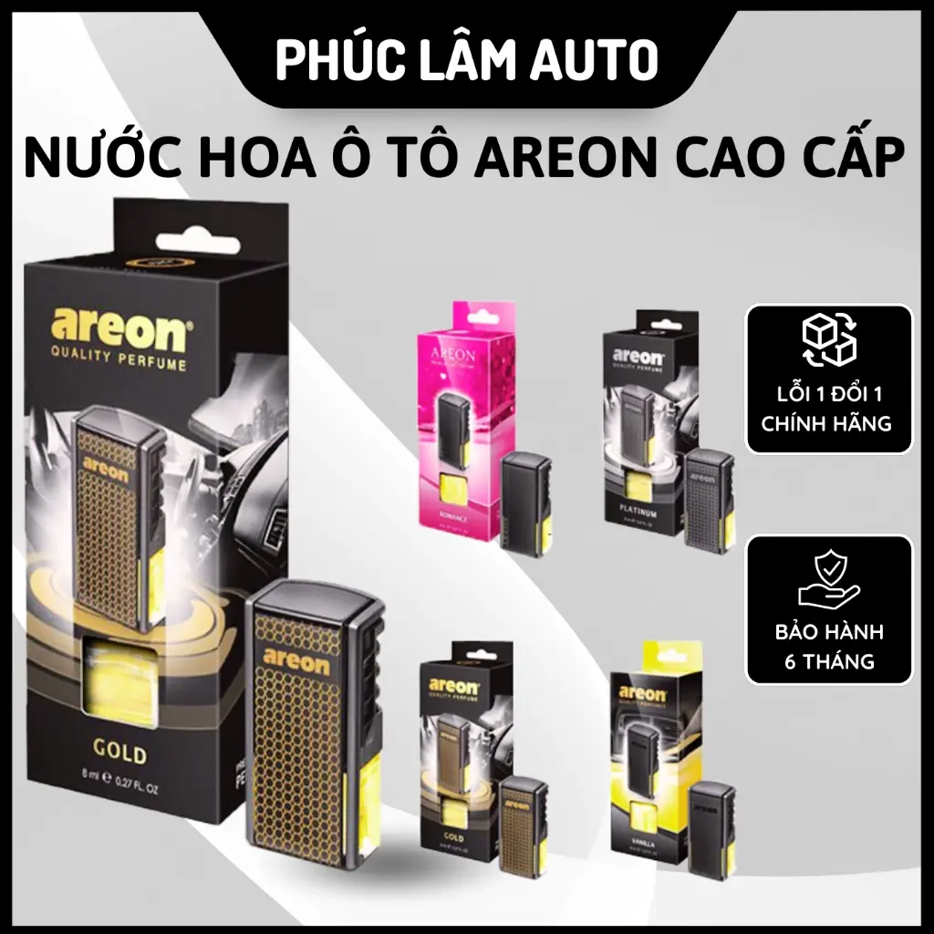 Nước hoa xe ô tô AREON - Kẹp cửa gió