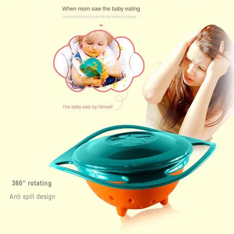 Product Introduction of New 360 Rotating Spill-proof Feeding Tray Baby Training Rotating Balance Toy 0