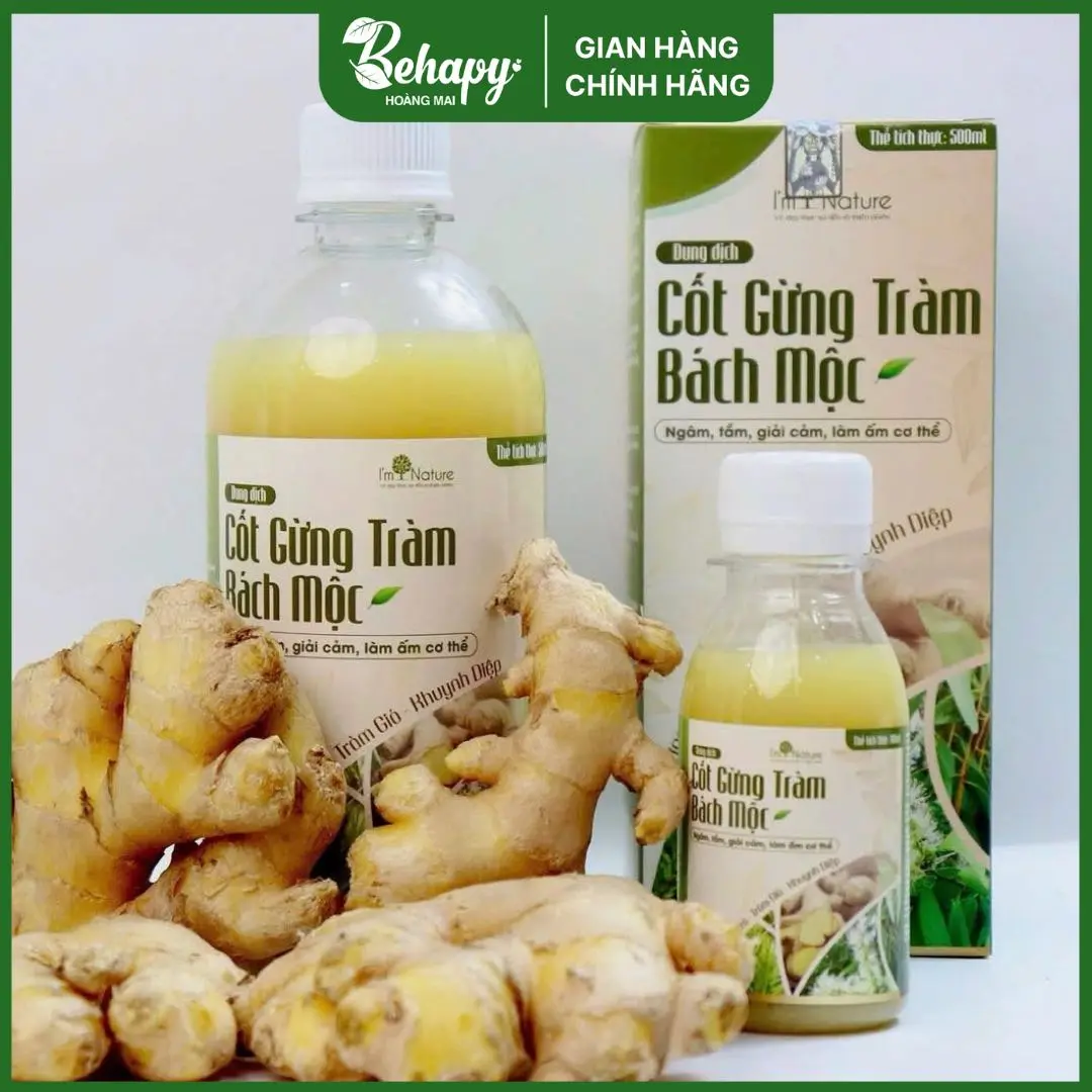 Cốt Gừng Tràm Bách Mộc 100ml - I'm Nature (Size nhỏ) - Behapy Hoàng Mai