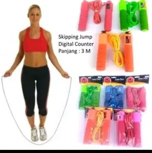 Skipping Rope Lompat Tali Colorful Ada Counter /Penghitung