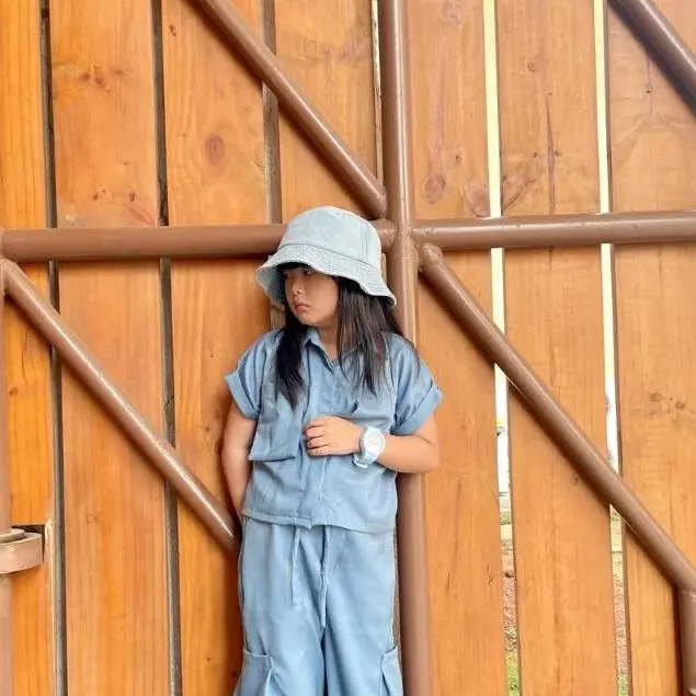 BSK - Felly Oversize Crop Top / Atasan Anak Perempuan / Crop Anak Perempuan 4