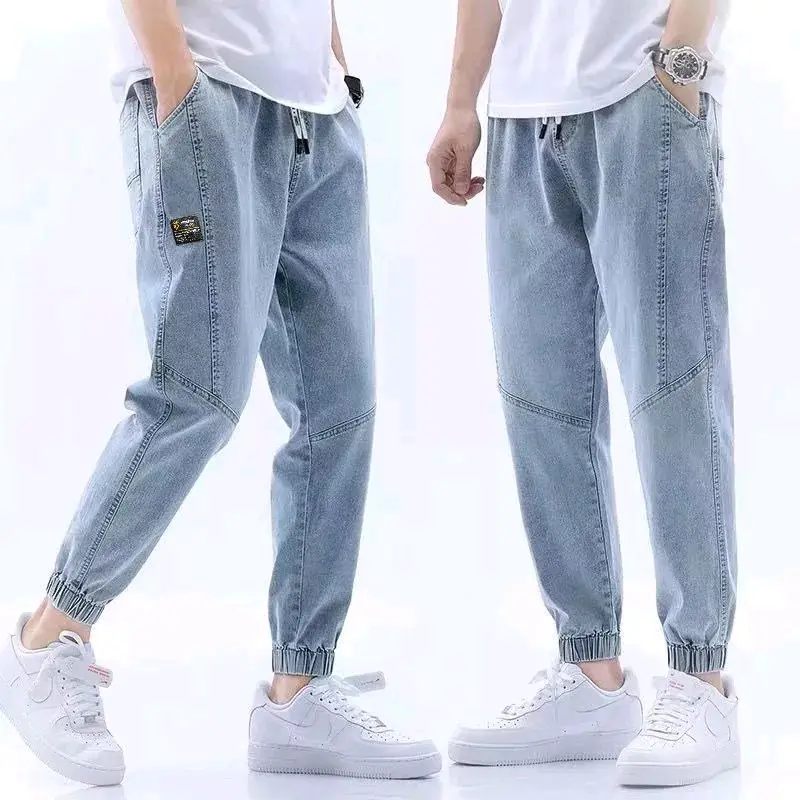 Celana Jeans Jogger Polos Panjang Pria Kekinian - Celana Jeans Jogger Pria - Jogger Jeans Pria Kasual Original Premium
